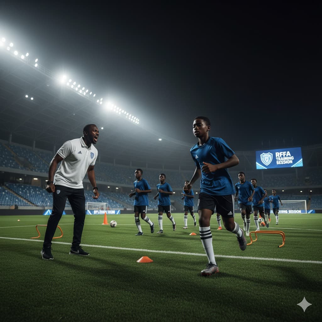 RFFA football players on the field