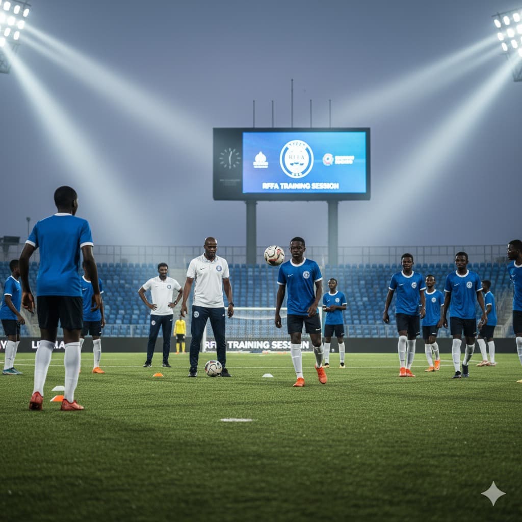 RFFA football players on the field