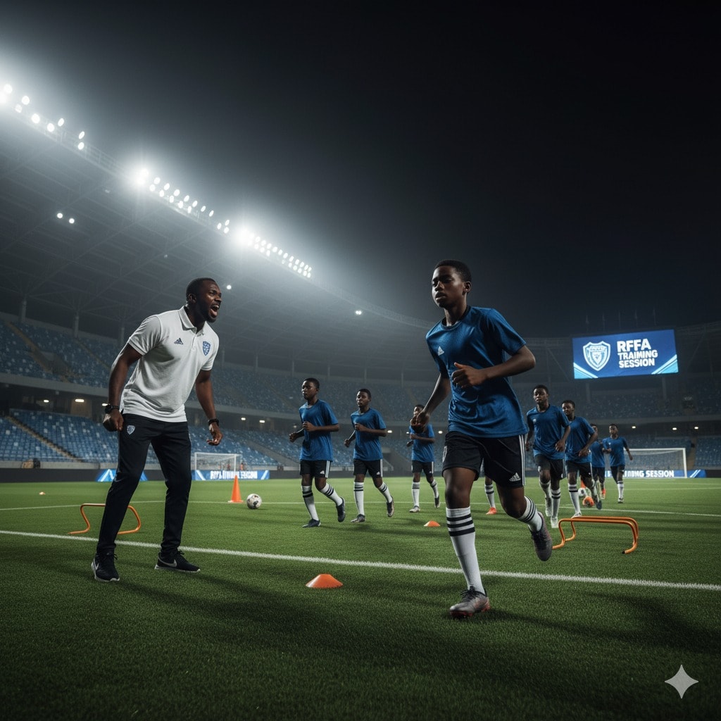 RFFA football players on the field